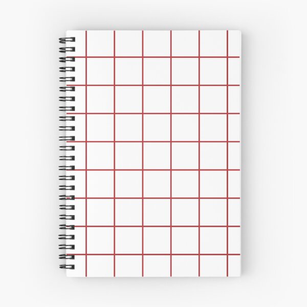 Item preview, grid, brick red and white designed and sold by AK-minimalist.