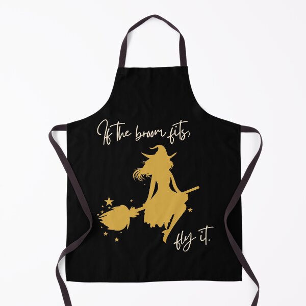 Item preview, If The Broom Fits Fly It Quote  designed and sold by OutdoorTreats.