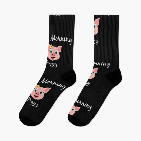 Item preview, Good Morning Piggy || a great way to make your loved one happy and feel special in this Christmas  designed and sold by DeepAndCreative.