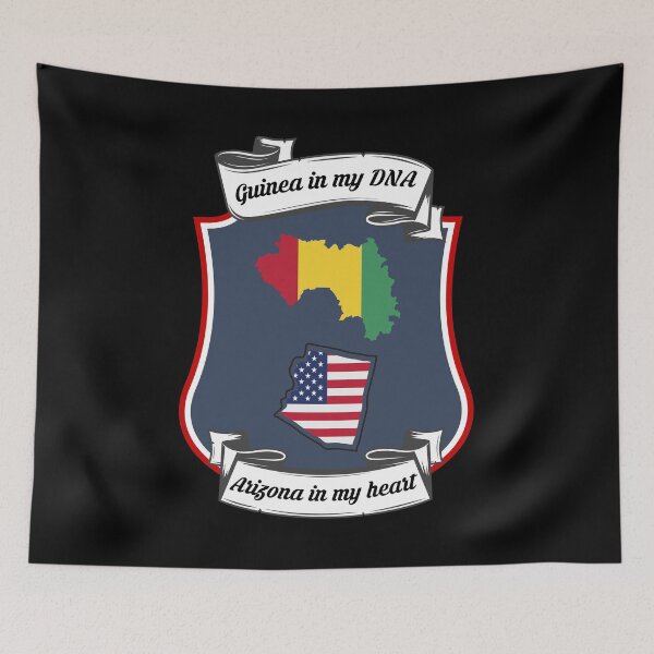 Item preview, Guinea in my DNA, Arizona in my heart Heritage designed and sold by Tony ⭐⭐⭐⭐⭐.