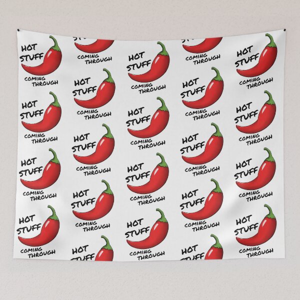 Item preview, Hot Stuff Coming Through Red Chili designed and sold by CreativeDraws42.
