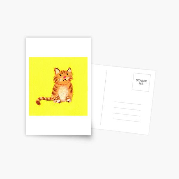 Ginger Cat Postcard