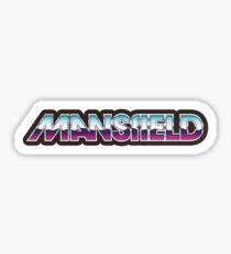 Mansfield | Retro Chrome Sticker