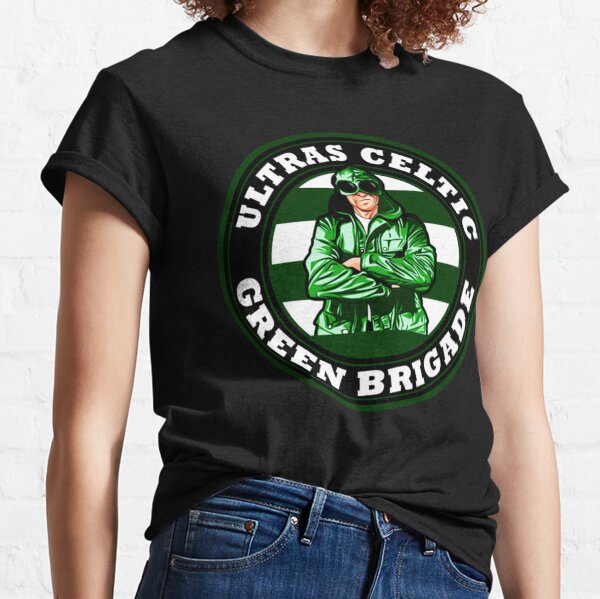 Green Shamrock Anti-Fascist Club T-shirt - Celtic, Irish