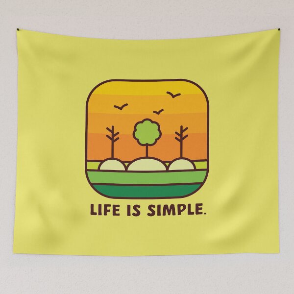 Item preview, Life is Simple designed and sold by munochill.