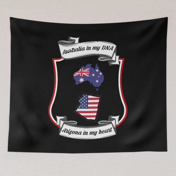 Item preview, Australia in my DNA, Arizona in my heart Heritage designed and sold by Tony ⭐⭐⭐⭐⭐.