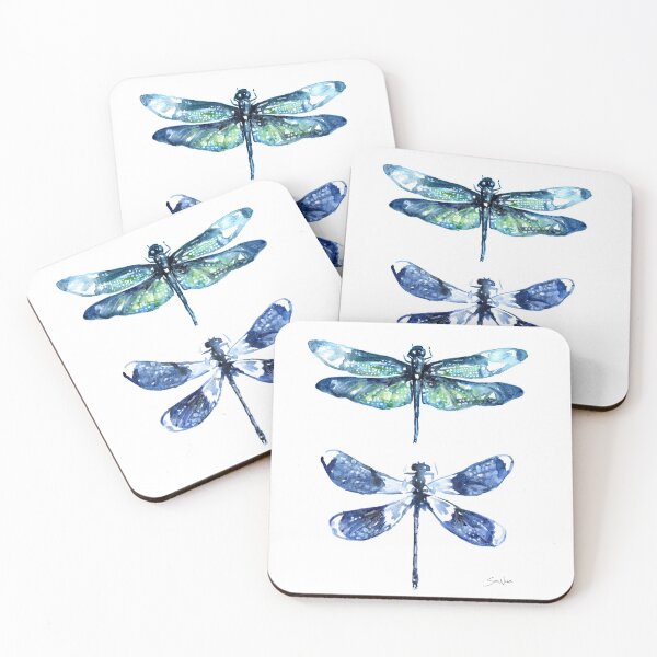 Dragonfly Wings Coasters (Set of 4)