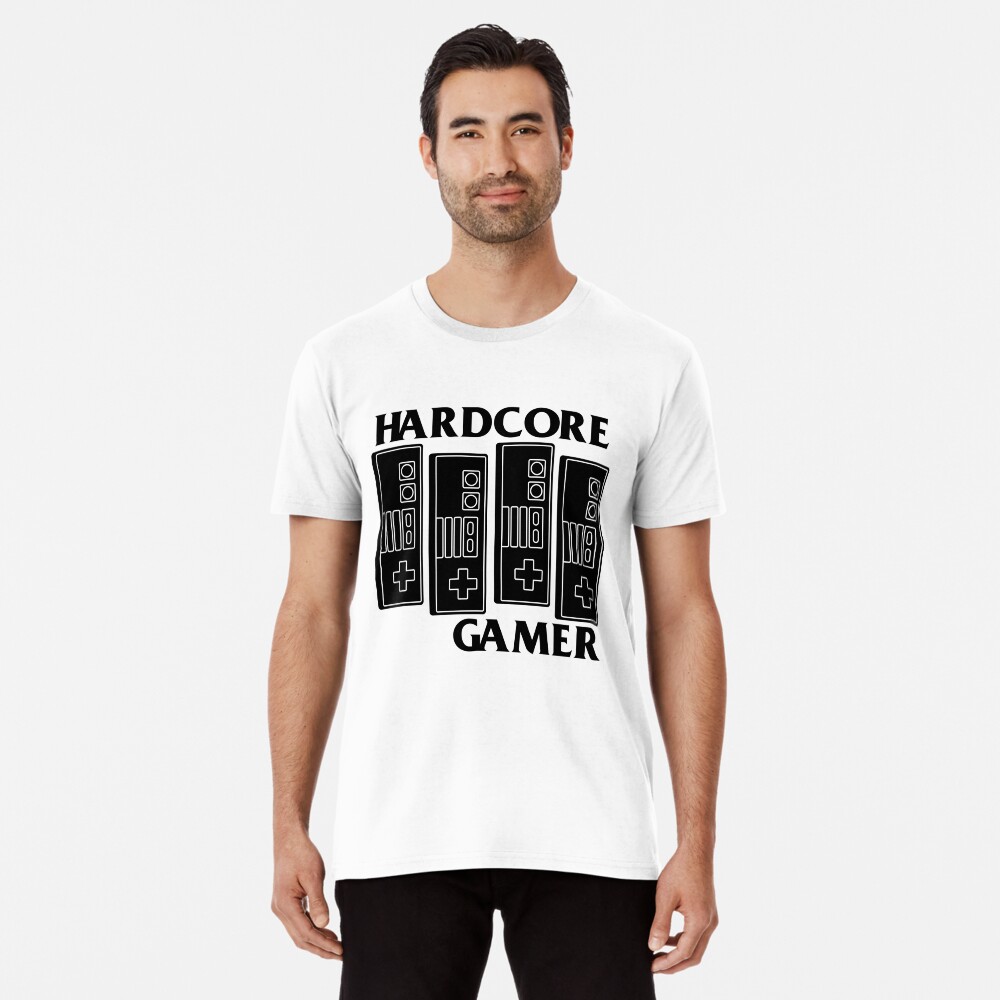 HARDCORE GAMER Camiseta premium