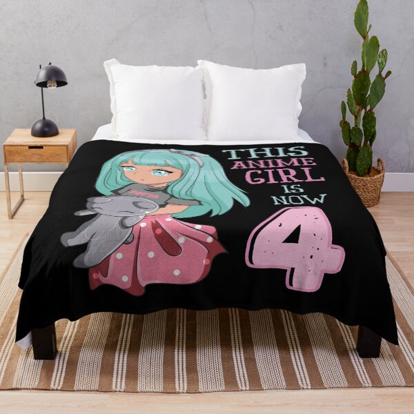 Item preview, This Anime Girl is Now 4 Years Old Birthday Girl Kawaii  designed and sold by Pexilus.