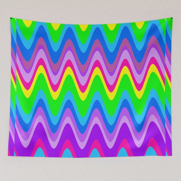 Item preview,  Groovy Disco Waves - 70s Neon Glow designed and sold by SunnyBrand.