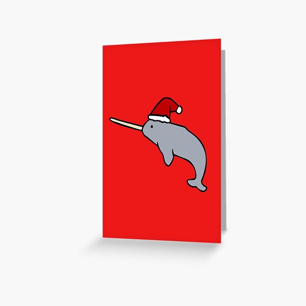 Item preview, Christmas Narwhal designed and sold by jezkemp.