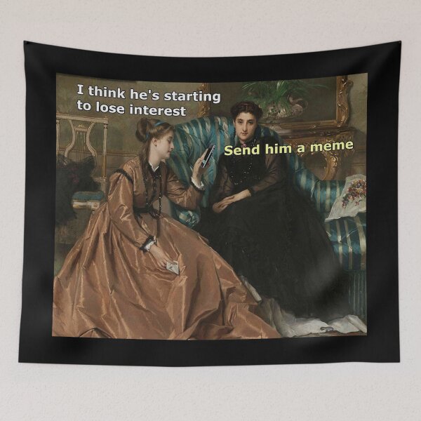 Item preview, Send him a MEME (Losing Interest Meme) - Thanksgiving, Christmas And Birthday Party Gift Ideas for Classic Memes Lovers and Fans designed and sold by Memeing Everything.