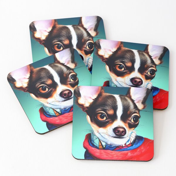 Item preview, Chihuahua colorful art painting dog designed and sold by supeart.