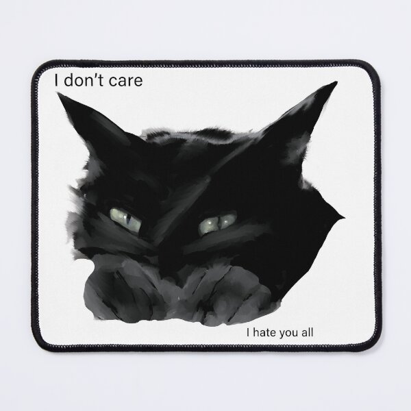 Item preview, Don't Care Cat designed and sold by RSGreenall.