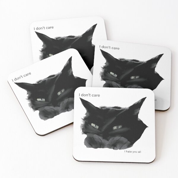 Item preview, Don't Care Cat designed and sold by RSGreenall.