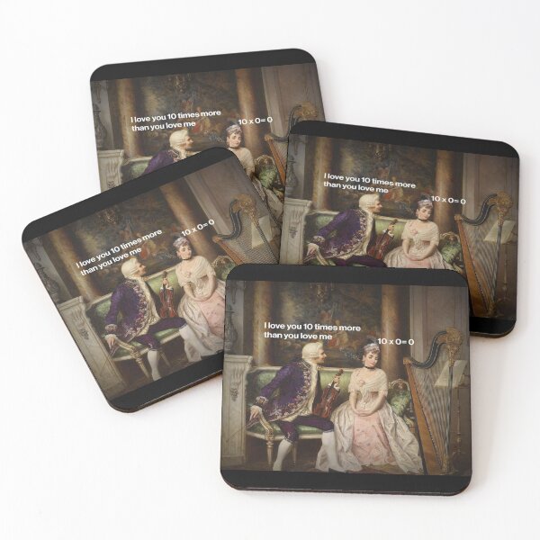 Item preview, I love you 10 Times more than You Love me (One-sided Love Meme) - Thanksgiving, Christmas And Birthday Party Gift Ideas for Classic Memes Lovers and Fans designed and sold by Memeing Everything.