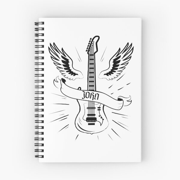 Item preview, JOHN NAME: JOHN HARD ROCK GUITAR DESIGN. designed and sold by AlexRelax.