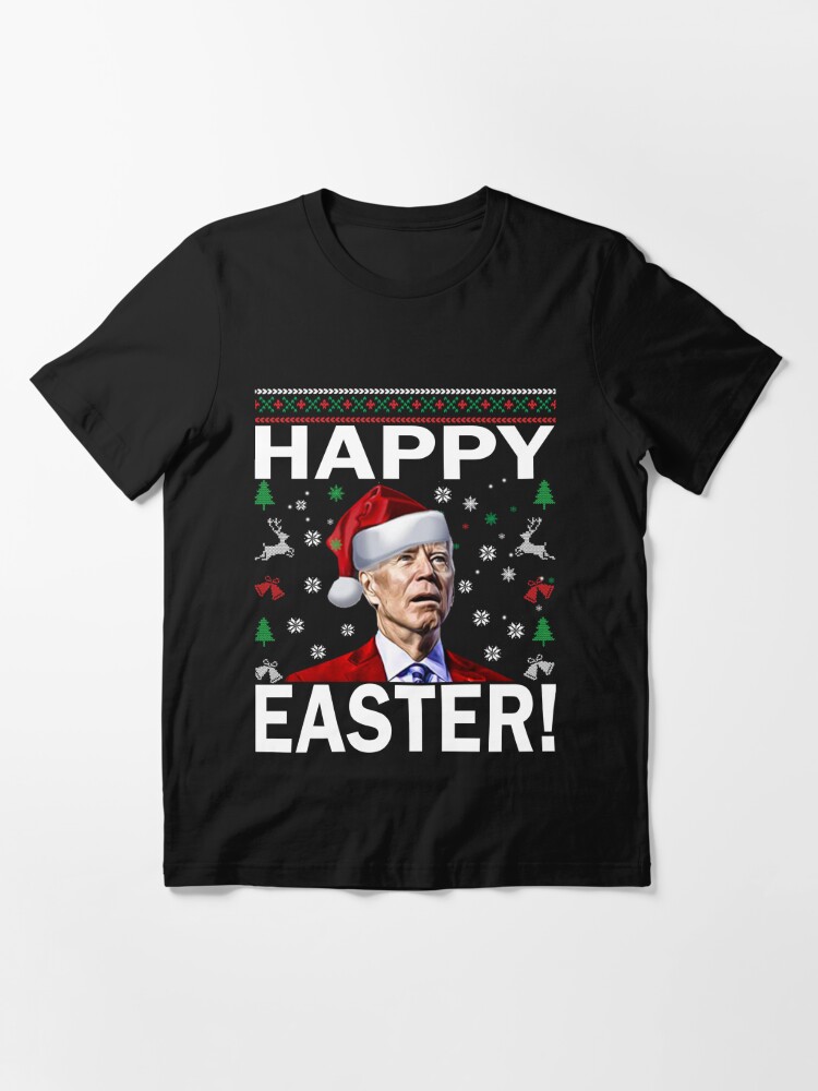 Happy Easter Where Am I Funny Joe Biden Santa Xmas Wrapping Paper