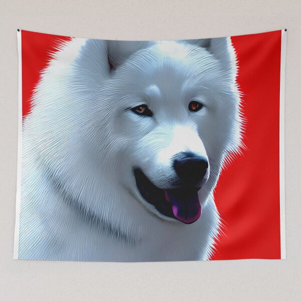 Item preview, Samoyed dog painting designed and sold by supeart.