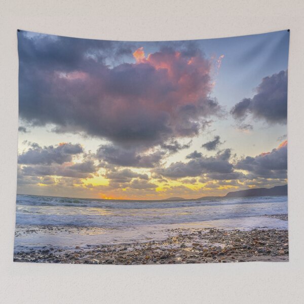 Item preview, Hell's Mouth / Porth Neigwl  winter sunset,  HMPC designed and sold by Turtle  Photography.