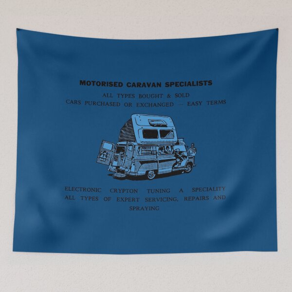 Item preview, MOTORHOME / CARAVAN / RV ADVERT designed and sold by ThrowbackAds.