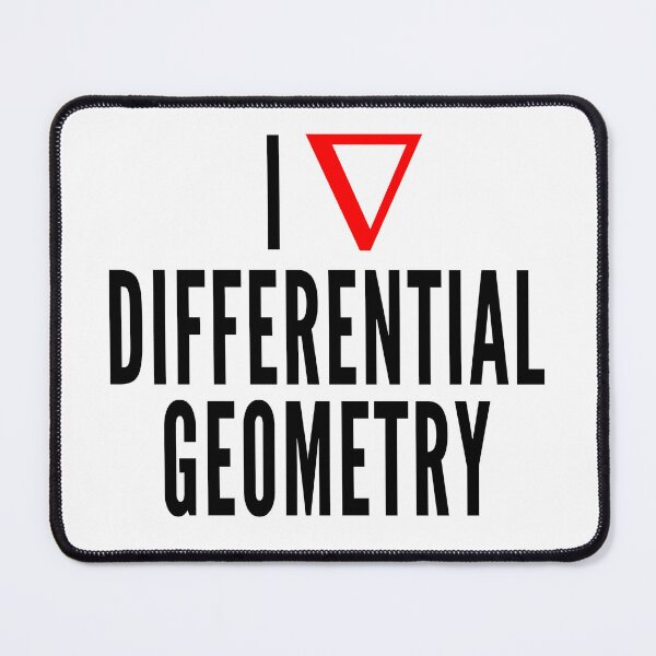 Item preview, I love differential geometry - funny geek joke  designed and sold by ArtsySue.