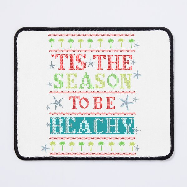 Item preview, Ugly Christmas Sweater, Tis The Season To Be Beachy, Xmas Sweater designed and sold by Sun Sand & Sea Art.