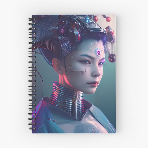 Item preview, Futuristic cyberpunk geisha designed and sold by RK - Shop.