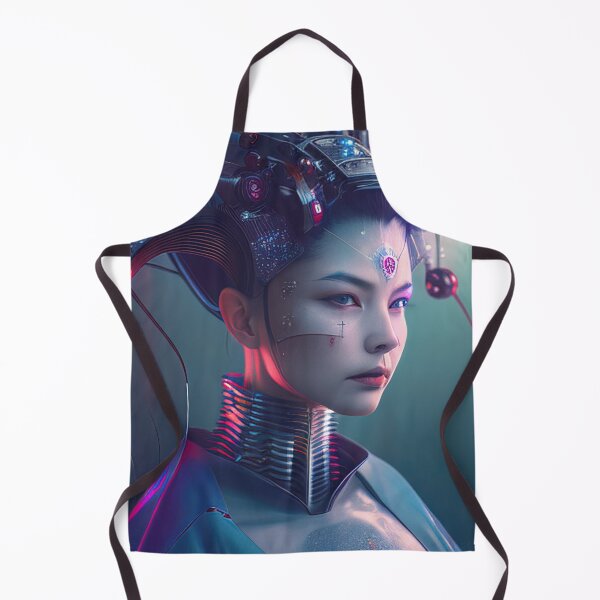 Item preview, Futuristic cyberpunk geisha designed and sold by RK - Shop.