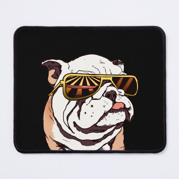 Item preview, Cool English Bulldog Wearing Sunglasses Illustration designed and sold by Vividality.