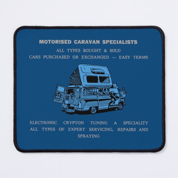 Item preview, MOTORHOME / CARAVAN / RV ADVERT designed and sold by ThrowbackAds.