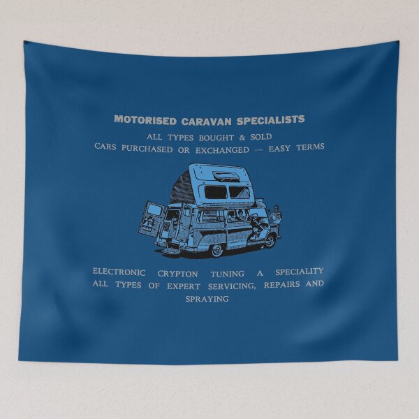 Item preview, MOTORHOME / CARAVAN / RV ADVERT designed and sold by ThrowbackAds.