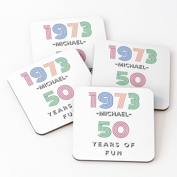 Item preview, MICHAEL NAME: MICHAEL 50 YEARS OF FUN DESIGN. designed and sold by AlexRelax.