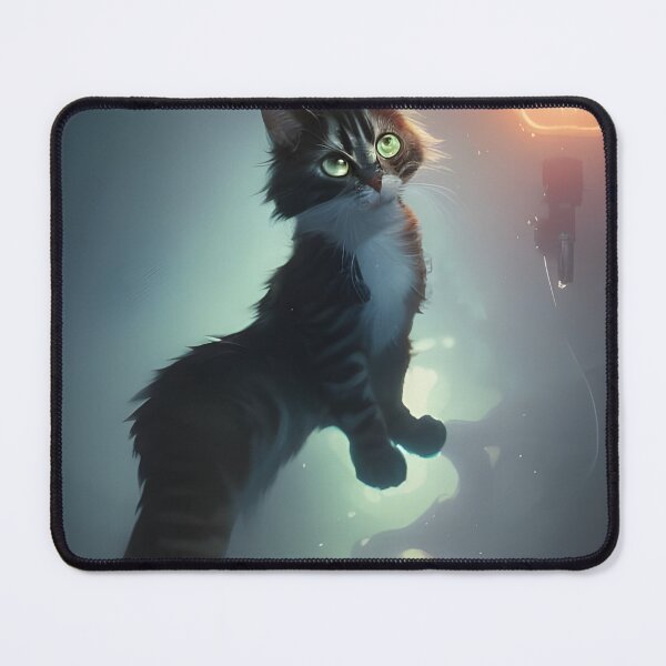 Item preview, Curious cat designed and sold by Rhomeart77.
