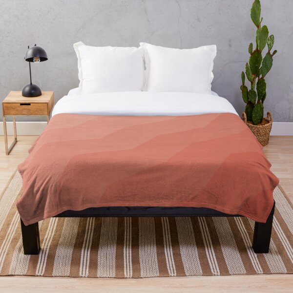 Item preview, Líneas diagonales en zig-zag de color rojo terracota - Sutil patrón minimalista designed and sold by sunsetgraphics.
