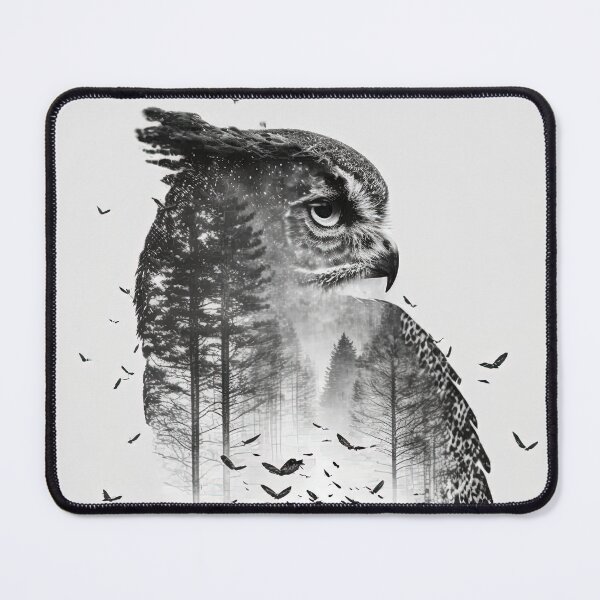 Item preview, Wise Owl in the Forest designed and sold by Olenaus.