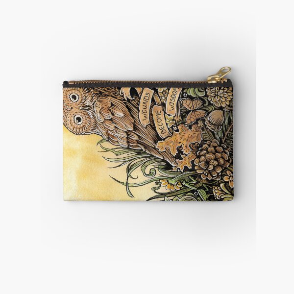 Item preview, Epic Pygmy Owl says Wounds Become Wisdom designed and sold by Ty Meier.