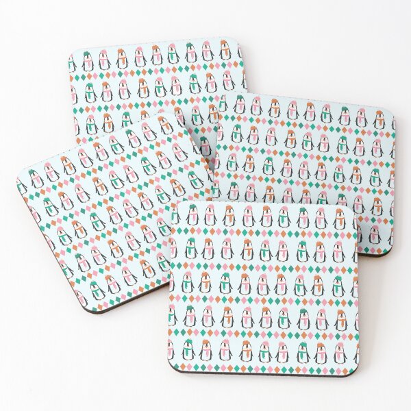 Item preview, Colorful Penguin Winter Pattern designed and sold by tearracreative.