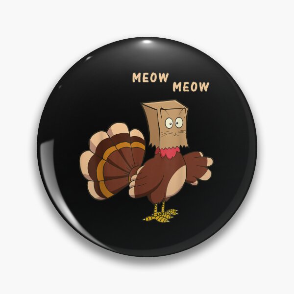 Item preview, Thanksgiving Cat Funny Fake Cat Meow T-Shirt designed and sold by Glitche-Shop.