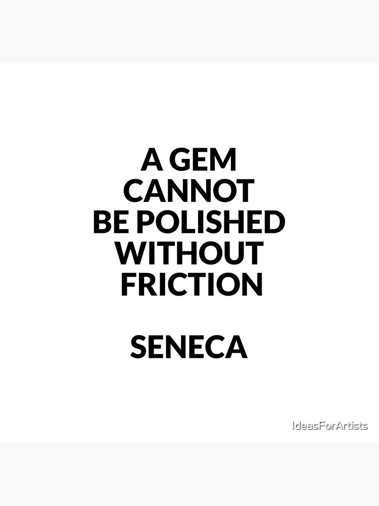 Seneca Stoic Quote T Shirt - Philosophy, Stoicism, Gem Seneca Stoic Quote T Shirt - Philosophy, Stoicism, Gem