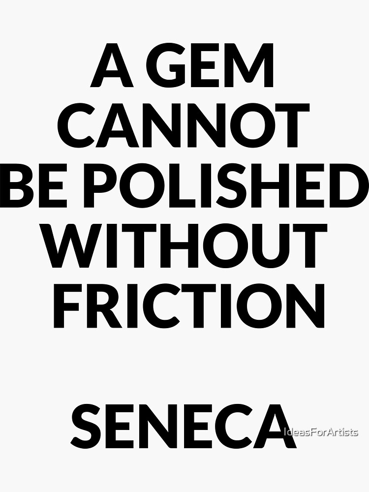 Seneca Stoic Quote T Shirt - Philosophy, Stoicism, Gem Seneca Stoic Quote T Shirt - Philosophy, Stoicism, Gem