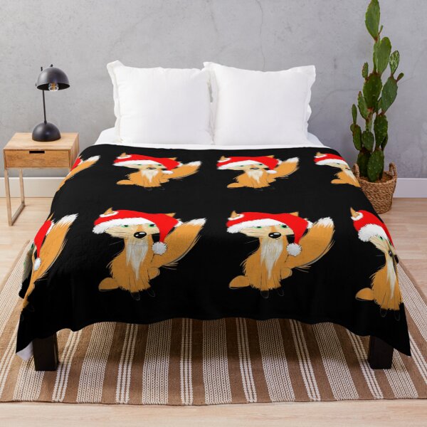 Item preview, Cute Christmas fox with santa hat designed and sold by AH74-17.