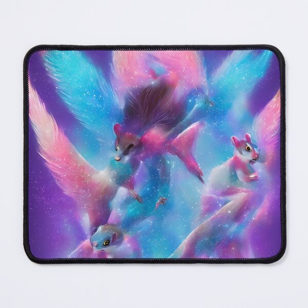 Item preview, product render poster vivid colors divine proportion Flying squirrel, ice and snow, glowing fog intricate, elegant, highly detailed, digital painting, concept art, smooth, sharp focus, illustration designed and sold by DrawItOnce.