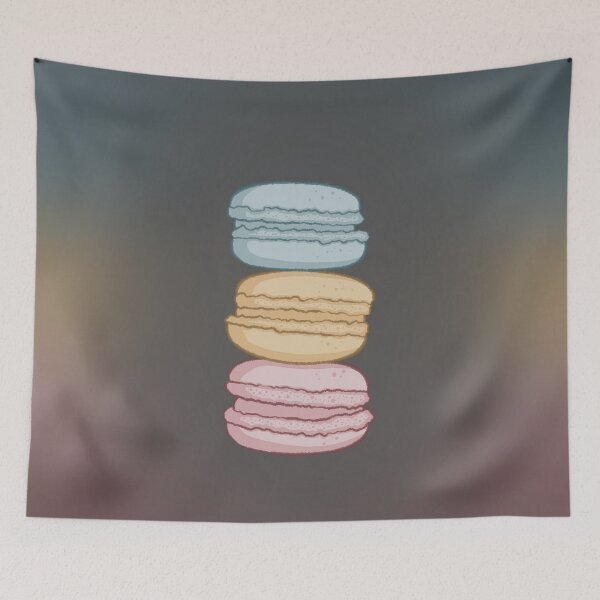 Item preview, Stack of Macarons: Pink, Yellow, Blue designed and sold by Zephyr-Studio.