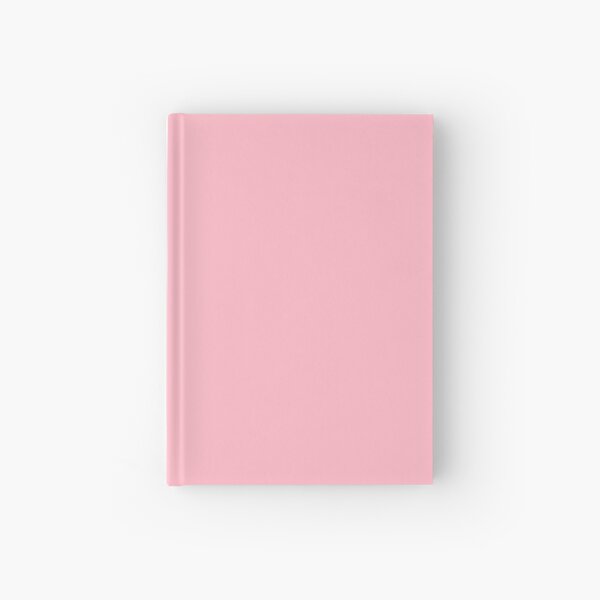PLAIN SOLID CHERRY BLOSSOM PINK - 100 SHADES OF PINK ON OZCUSHIONS Hardcover Journal