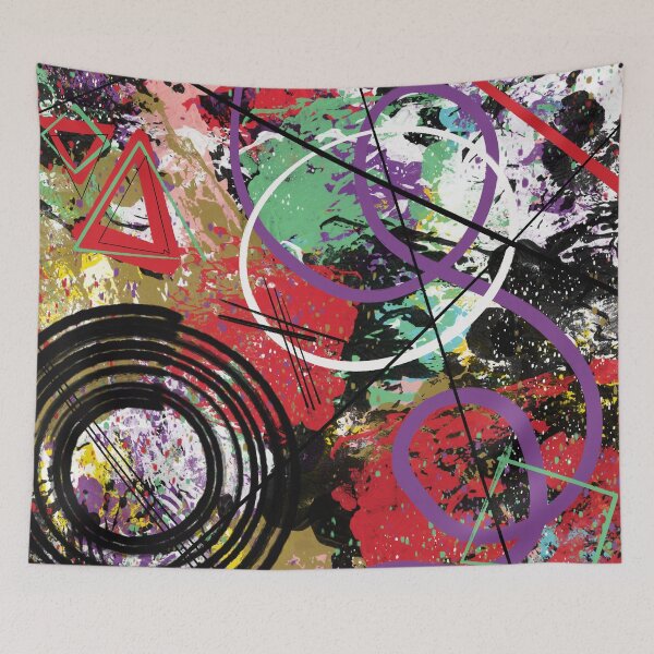 Item preview, Graffiti Chaos - Modern Abstract Graffiti Art designed and sold by Printpix.