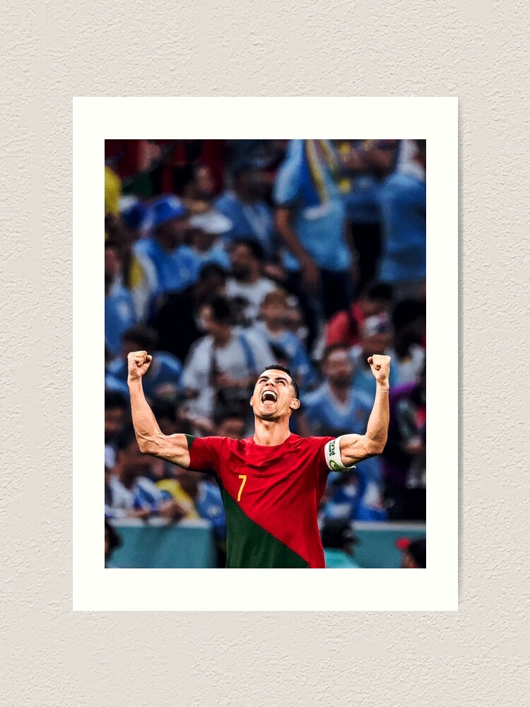 CRISTIANO RONALDO WORLD CUP 2022 Art Board Print for Sale by Shane-Art