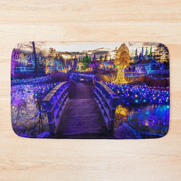 Item preview, Christmas lights on bridge designed and sold by StewieStrout.
