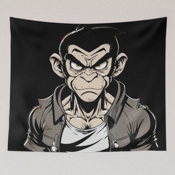 Item preview, Monkey soldier Jack has returned to the streets | Tactical return | Digital art designed and sold by AsabIIArt.
