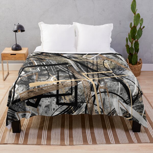 Item preview, CHAOTIC MIND - Rustic Abstract Graffiti Art designed and sold by Printpix.